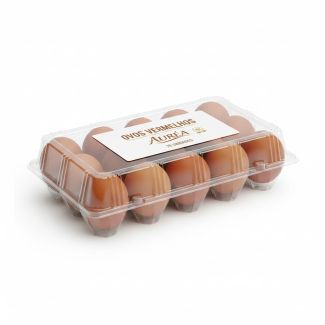 Ovos vermelhos aurea com 18 unidades